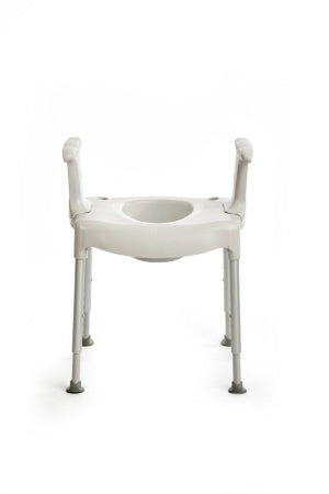 E81702020 | Etac Swift Freestanding Toilet Seat Raiser, seat height 16.5 to 22 inches