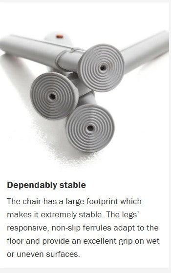E84005063 | Ferrule 4 Each Grey rubber feet for Swift/easy/Smart stools