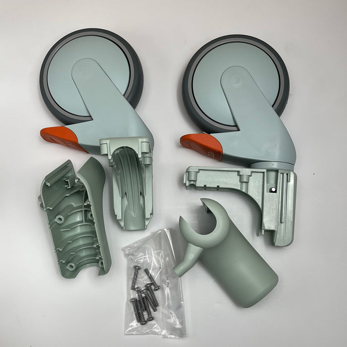 Castor 125 Lockable Green Pairfront | E84006133
