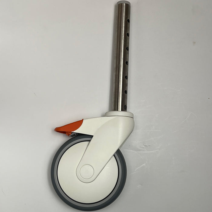 E84006141 | Castor 125 Height Adj White Complete