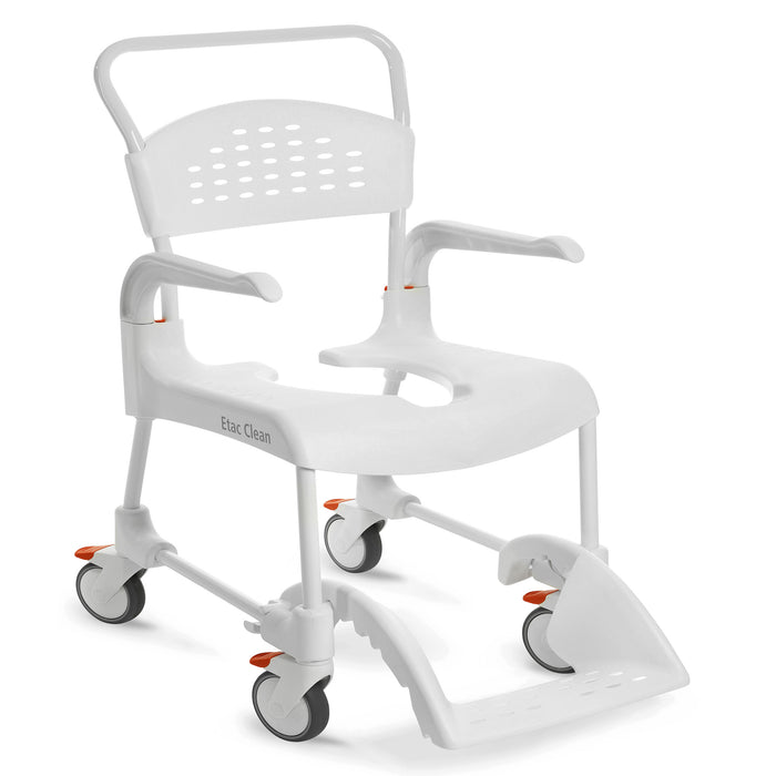 Etac Clean Shower Commode Chair | Fixed Height | White